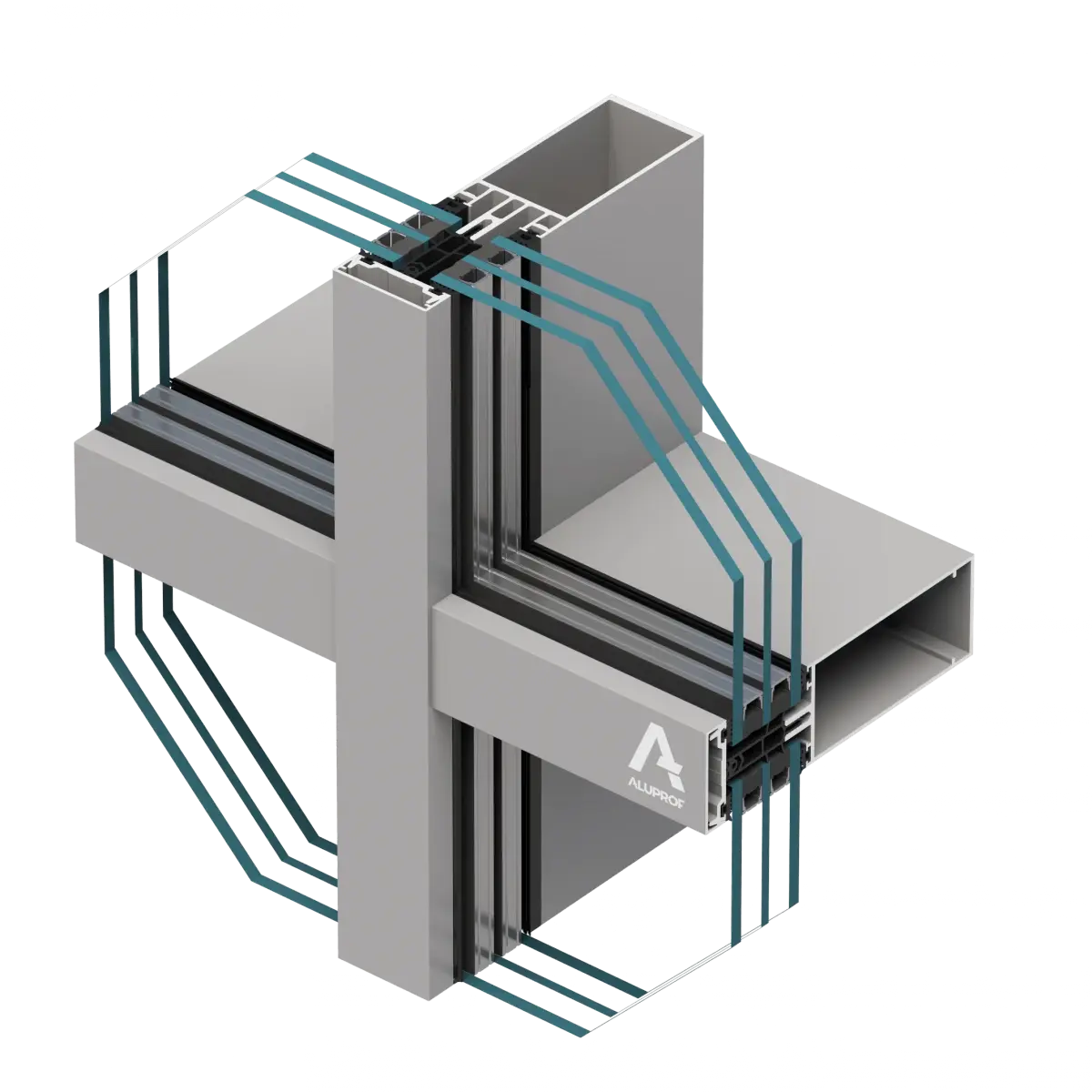 Staklene fasade detalj